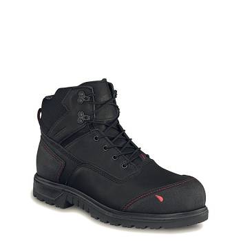 Red Wing Férfi Brnr XP 6-inch Waterproof Safety Toe Munkavédelmi Bakancs Fekete